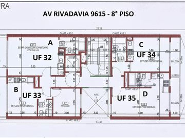 VENTA • VILLA LURO • AV. RIVADAVIA 9615 • MONOAMBIENTE • APTO PROFESIONAL • A ESTRENAR