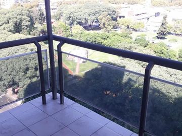 Monoambiente Corrientes al 6400 con cochera piso 9 vista a parque Pileta SUMA Laundry