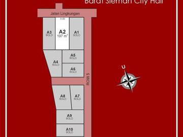 Kavling Siap Bangun Barat Pemda Sleman; Sisa 1 Unit