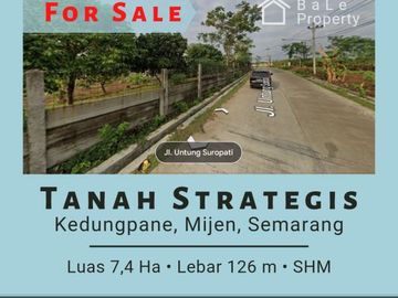 TANAH STRATEGIS ZONA KUNING DEKAT BSB MIJEN SEMARANG