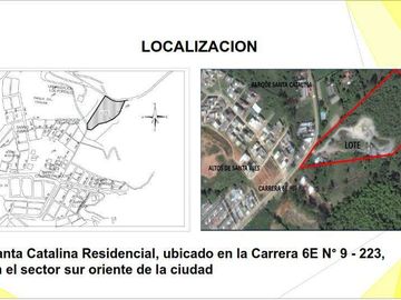 Santa Catalina Vende proyecto sobre planos de apartamentos tipo VIS.