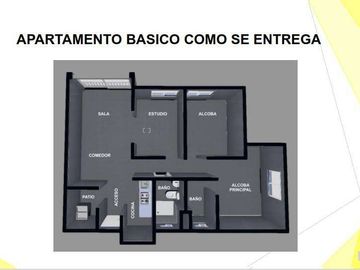 Santa Catalina Vende proyecto sobre planos de apartamentos tipo VIS.