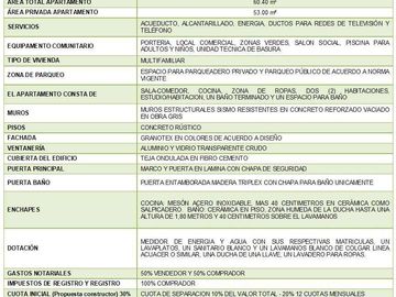 Santa Catalina Vende proyecto sobre planos de apartamentos tipo VIS.
