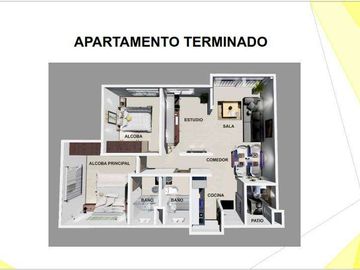 Santa Catalina Vende proyecto sobre planos de apartamentos tipo VIS.