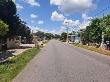 Tres construcciones para remodelar con amplio terreno Comisaria San Pedro Chimay, Merida Yucatan