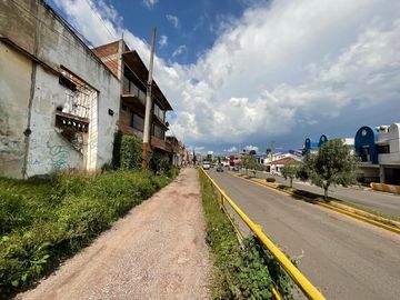 Venta de terreno sobre Av. Morelos, a un costado de plaza bicentenario