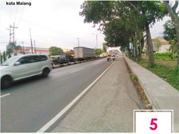 Tanah Luas 5.115 Poros Jalan Mondoroko Singosari kota Malang