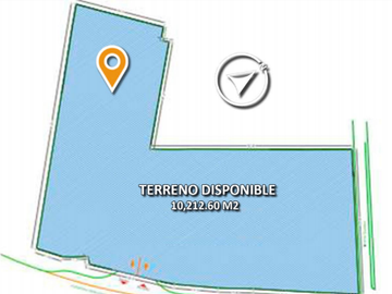 TERRENO PARA NAVE INDUSTRIAL EN RENTA EN IXHUATEPEC PARK   $27574.02