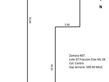 Venta de Casa de 2 niveles y 3 habitaciones en calle Zamora, Col. Centro, Coatzacoalcos, Ver.