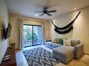 Departamento en Venta en Tulum en Aldea Zama en la  Rivera Maya