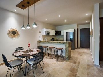 Departamento en Venta en Tulum en Aldea Zama en la  Rivera Maya