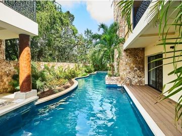Departamento en Venta en Tulum en Aldea Zama en la  Rivera Maya