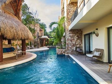 Departamento en Venta en Tulum en Aldea Zama en la  Rivera Maya