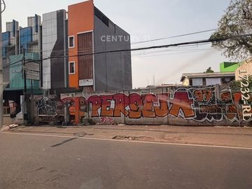 Disewakan Kavling Datar Pinggir Jalan Area Kebayoran Lama