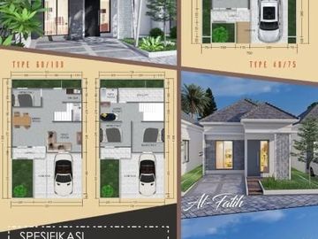 Rumah cluster konsep islami di bekasi utara