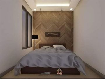 Rumah Baru 2 Lnt, LT 52 m&sup2;, Rp 899 Juta, di Beji, Depok. KT