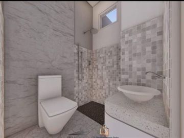 Rumah Baru 2 Lnt, LT 52 m&sup2;, Rp 899 Juta, di Beji, Depok. KT