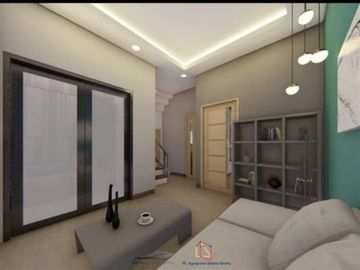 Rumah Baru 2 Lnt, LT 52 m&sup2;, Rp 899 Juta, di Beji, Depok. KT