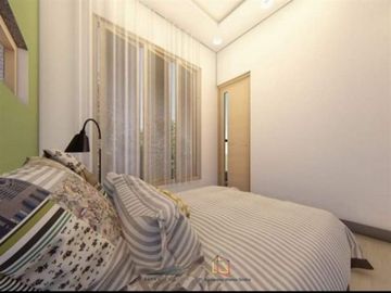Rumah Baru 2 Lnt, LT 52 m&sup2;, Rp 899 Juta, di Beji, Depok. KT