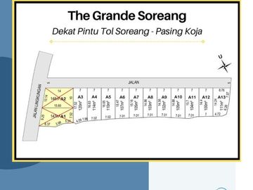 Kavling The Grande Soreang dekat Alun-alun Soreang 1,75 jt/m