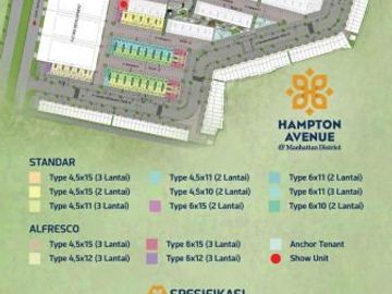 Ruko Baru Lokasi Strategis, Hampton Avenue Tahap 2 Gading Serpong