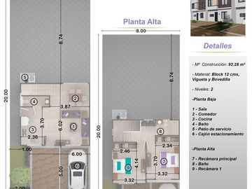 CASA RESIDENCIAL EN VENTA, PRIV. IDILIA, CONKAL.