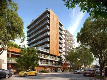 Apartamento 2 dormitorios  y amplia terraza con parrillero en Punta Carretas, Montevideo
