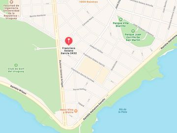 Apartamento 2 dormitorios  y amplia terraza con parrillero en Punta Carretas, Montevideo
