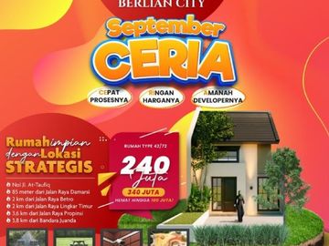 Perumahan Baru Dekat Juanda Sidoarjo, Berlian City Juanda