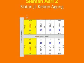 Kavling Sleman, Dekat Pintu Toll, Angsuran 12x