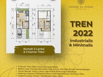 Rumah syariah murah bebas banjir dekat LRT bekasi timur