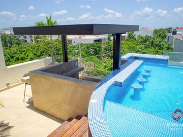 Departamento con jacuzzi y jardin privado, en venta Cacao Tulum en La Veleta