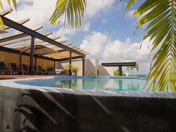 Departamento con jacuzzi y jardin privado, en venta Cacao Tulum en La Veleta