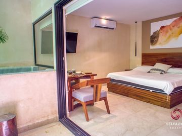 Departamento con jacuzzi y jardin privado, en venta Cacao Tulum en La Veleta