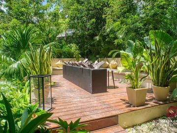 Departamento con jacuzzi y jardin privado, en venta Cacao Tulum en La Veleta