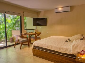 Departamento con jacuzzi y jardin privado, en venta Cacao Tulum en La Veleta