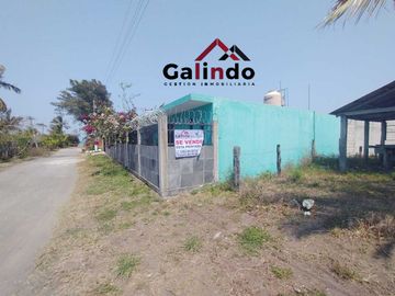 CASA DE DESCANSO EN VENTA EN BOCA DE OVEJAS, ESCRITURADA, A UNOS METROS DE LA PLAYA, 3 RECAMARAS