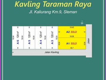 5 Menit SD Model Jogja, Tanah Murah Tepi Jalan