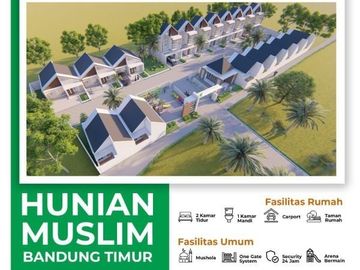 Rumah konsep islami harga murah di daerah Cibiru
