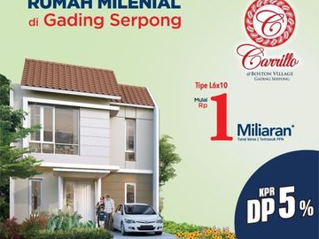 Cluster dengan Desain Elegan Carrillo @Boston Village diParamount Land Tangerang