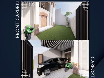 Rumah etnic modern di jalan Palagan KM 7,5