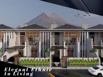 Rumah etnic modern di jalan Palagan KM 7,5
