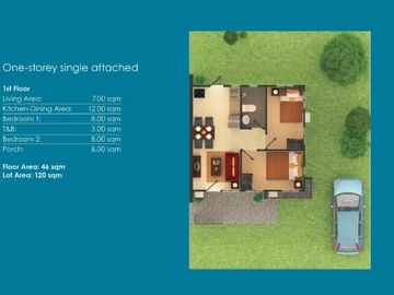 2 Bedroom House and Lot for Sale in Compostela