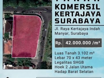 KAVLING KOMERSIAL KERTAJAYA INDAH SURABAYA