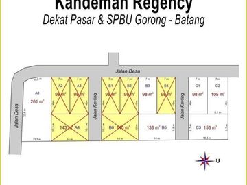 Kapling 3 Menit Tol Kandeman Batang: SHM Per Unit
