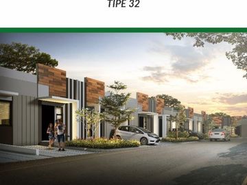 DIJUAL RUMAH TIPE 32 GRATIS SURAT & MOTOR