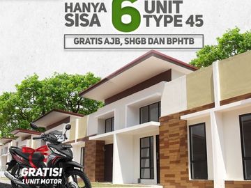 SISA 6 UNIT TIPE 45, CICILAN 3JT'AN. RUMAH TEMBESI BATAM