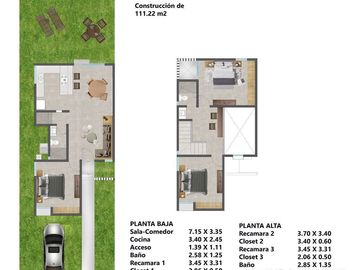 CASA EN VENTA  1 PLANTA, FRACC AMANECERES NUEVO ORIENTE EN MÉRIDA YUCATÁN DESDE