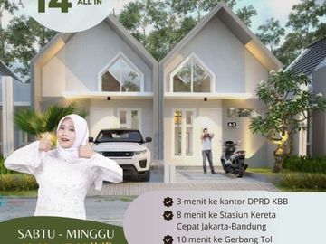 Dp 14JTAN ALL IN rumah dijual murah view cantik kota cimahi bandung