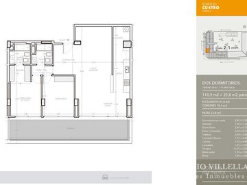 Condominio Refinería - Velez Sarsfield al 500 - Depto. dos dormitorios